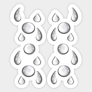 Drops Ornament Sticker